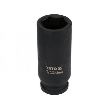 YATO Maschinenlanger Steckschlüssel 1/2" 23 mm CrMo