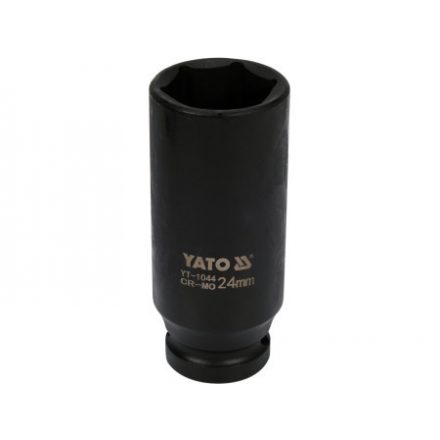 YATO Maschinenlanger Steckschlüssel 1/2" 24 mm CrMo