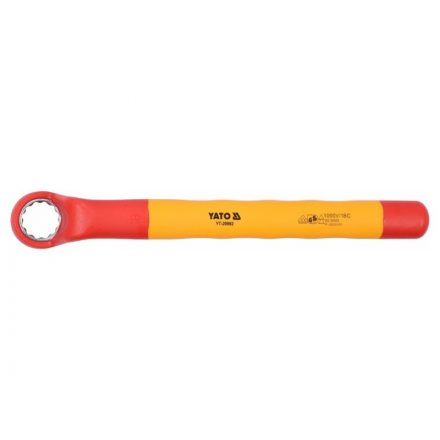 YATO Gebogener Sternschlüssel 18 mm / 230 mm CrV isoliert bis 1000 V