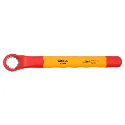 YATO Gebogener Sternschlüssel 21 mm / 245 mm CrV isoliert bis 1000 V