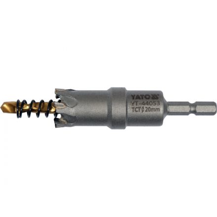 YATO Kreisausschneider 20 mm TCT mit Bit-Aufnahme
