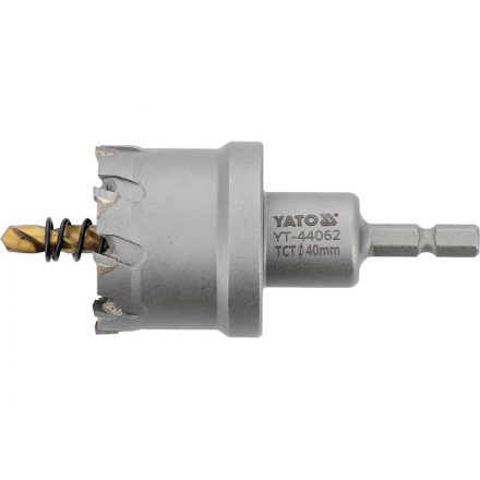 YATO Kreisausschneider 40 mm TCT mit Bit-Aufnahme